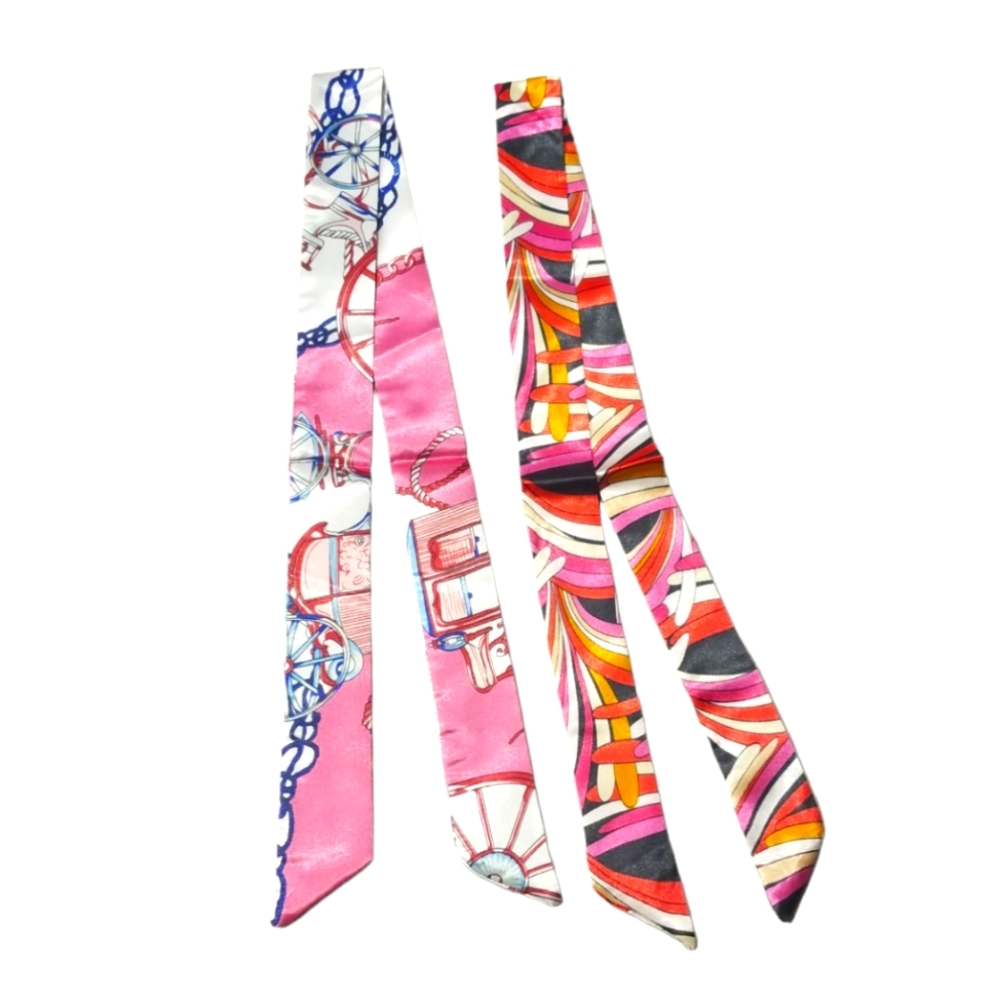 2 Twilly Accessories for your Hair, Bag, Outfit, Prom Bracelet